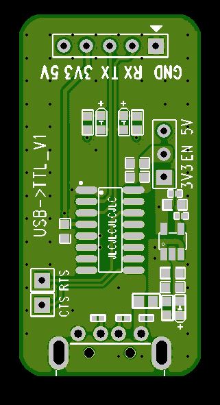 USB转TLL串口百盛真人玩法CH340C（原理图、PCB）PADS 9.5版本